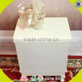 2017 New Design White Wooden Bathroom Storage Cabinets High Quality Solid Wooden Bathroom Storage Cabinets W08H066 thumbnail-3