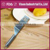 Professional Hot Sale Stainless Steel Cheese Cutter Pizza Slotted Spatula(v636) thumbnail-4