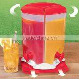 Cheap OEM 3 Spin Compartment Drink Beverage Dispenser as Seen on TV thumbnail-2