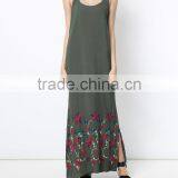 Vintage Pakistani Women Embroidered Maxi Dress Design Salwar Kameez Hsd2204 thumbnail-2