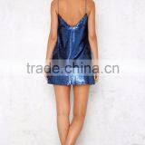 Latest Design Sexy Mini Dresses Hot Sale Shiny Sequins Party Dress thumbnail-2