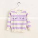 3 Colors Avaliable Baby Girls Striped Sweater Pullover for Spring and Fall New thumbnail-3
