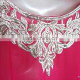 PINK EMBROIDERED Georgette CAFTAN Kaftan Tunic Poncho Zip Cover up thumbnail-5