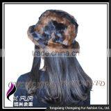 CX-C-173B Custom Wholesale Lady Cap Mink Fur Women Bucket Hat thumbnail-5