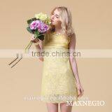 China Supplier Sleeveless Lady One Piece Dress Simple Latest 2015 thumbnail-5