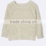 High Quality Baby Sweater Design With Patch Pocket Mock Button (BKNB31) thumbnail-1