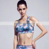 New Wholesale Women Printing Padded Sports Yoga Bra thumbnail-1