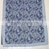 New Hot Popular Ladies Jacquard Paisley Floral Viscose Scarf for Dubai thumbnail-1