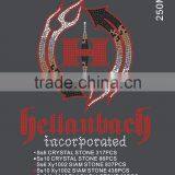 Custom All Kinds of Text and Patterns Hot Fix Rhinestone Made in China thumbnail-5