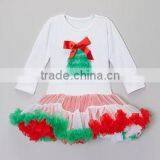 Lovely Girls Christmas Wear TuTu Dresses Red Pettiskirts Tulle Dress thumbnail-3