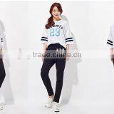 Female Black Knitting Leisure Trousers of Radish thumbnail-3