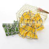 S33567W Baby Kids Little Girls Tops Short Sleeve Shirts Blouse Ruffle Plaid Cotton Shirts thumbnail-1