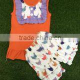 New Arrive Baby Girls Summer Cotton Outfits Boutique Girls Clothing Sets Girls Outfits Sleeveless Top and Stripes Pants thumbnail-4