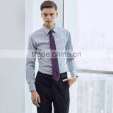 China Casual Office Shirt Factory Mens Band Collar Long Sleeve Dress Shirt thumbnail-4