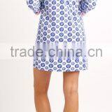 Hot Sale Cover up Beach Embroidery Printed Dress thumbnail-2