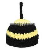 Crochet Newborn Baby Bumble Bee Hat & Cape Set Photography Prop Animal Knitted Outfit thumbnail-3