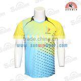 High Quality Custom 100% Polyester Badminton Cloth Fashion Sublimation Badminton Jersey thumbnail-1