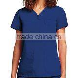 Colorful 2017 Custom Fashionable Scrub Top Nurse Hospital Uniforms Medical Scrubs Designs thumbnail-3