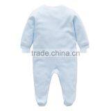 Wholesale Baby Cotton Romper Footed Bodysuit Long Sleeve Baby Onesie thumbnail-2