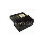 Foldable Black Paper, Wood Red Wine Packaging Storage Boxes for Promotional Gifts thumbnail-1