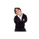 Black 100 Cotton School Uniform Sweater Cardigans for Girls / Boys