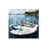 Double Layers Inflatable Water Game Inflatable Water Floating Relax Island