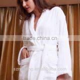 100% Cotton Velour Custom Embroidery Hotel Bathrobe thumbnail-2