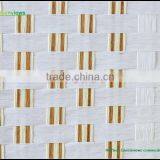 Folding Paper Rope Wooden Frame Screen Canvas Printed Paper Rope Style Room Divider Screen GVSD002 thumbnail-5