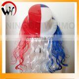 World Cup Chile Design Wig Hat thumbnail-1