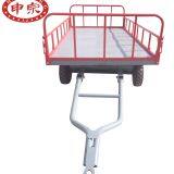 Turntable Solid Tire 2000kgs Airport Baggage Trailer for Sale thumbnail-2