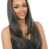 Natural Wave  Deep Curly Synthetic Hair Chocolate Wigs Malaysian 18 Inches thumbnail-3