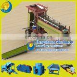 Hengchuan Manufacture Customized Design Energy-saving Rotary Gold Trommel With Grass Sluice Box