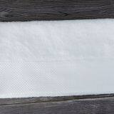 Wholesale Cheap 100% Cotton Dobby White Hotel Hand Towel thumbnail-2