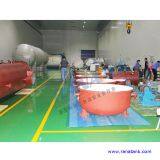 Factory Wholesales New Durable 45 Cubic Steel Lining PTFE/ PFA/ ETFE Anticorrosive Equipment With Long Service Life 15-20 Years Industrial Chemical Storage Tank Movable Portable Container and Pressure Vessel thumbnail-1