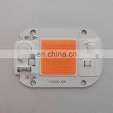 50W 220V Full Spectrum White Warm White Led Cob Chip 6040