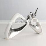 Silver Ceramic Bird Ornaments Home Hotel Fancy Crafts Decoration thumbnail-4