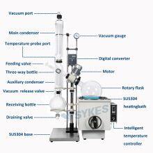 Industrial Ethanol Recovery Equipment 20L Hand Lift Rotary Vacuum Evaporator thumbnail-2