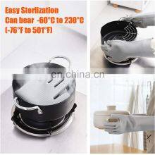 Pet Hair Removal Gloves Magic Silicone Scrubber Cleaning Gloves Pet Grooming Gloves For Fruit Vegetable Dogs Cats thumbnail-3