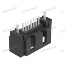 Denentech Brass Gold Plated SATA 7P Male Straight Single Row DIP Connector thumbnail-4