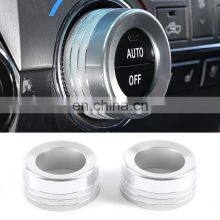 Suitable for Toyota Tantu Mid-control Air Conditioner Knob Decoration Protection Accessories Aluminum Alloy thumbnail-3
