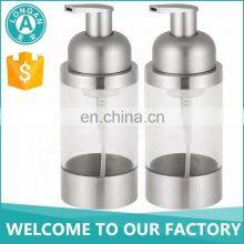 Factory Made Kitchen Laundry Liquid 250Ml Clear Acrylic Square Lotion Foam Bottle Gold With Silver Pump Lid At Good Price thumbnail-5