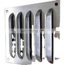 Blue Spray Venetian Blinds Punching Plate Bending Heat Dissipation Cover Plate Metal Perforated Louver Mesh Color Optional thumbnail-2