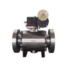 Hot Sale Inlet Industrial Carbon Steel Ball Valve Trunnion Mounted Ball Valve ANSI thumbnail-2