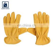 A/B Grade 3 Step Zig Zag Leather Hem Binding Leather Gloves From Trusted Exporter thumbnail-4