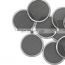 Round Stainless Steel 304 10 Micron Wire Mesh Disc for Filtration