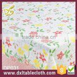 #DP031 Hot Pvc Tablecloth Flower Design Tablecloth