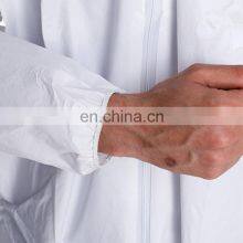 White Disposable Microporous Coverall Traje Protector Impermeable Blanco thumbnail-5