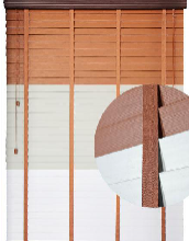 50mm PVC Fauxwood Blinds thumbnail-3