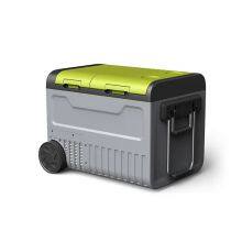 45L DC 12V/24V Compressor Fridge Mobile Freezer Refrigerator With Pull Rod & Wheels Car Home Dual Use thumbnail-5