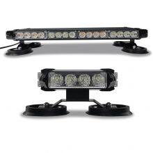 40LED Strobe Light Bar Double Side Flashing Emergency Warning Flash Light With Magnetic Base for Safety Vehicles Truck thumbnail-2